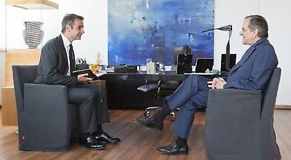 Τι συζήτησαν Μητσοτάκης-Σαμαράς, 24 ώρες πριν ο πρόεδρος της ΝΔ επισκεφθεί τον Τσίπρα