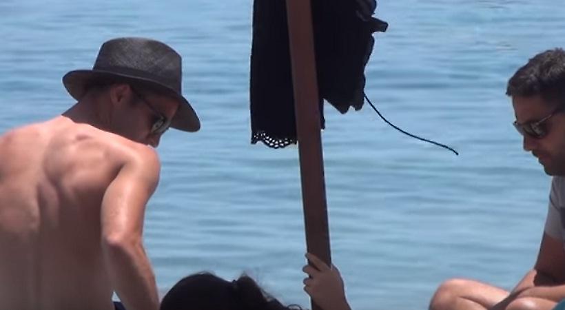 Ο Φαν Πέρσι παίζει τάβλι στη Μύκονο (video)