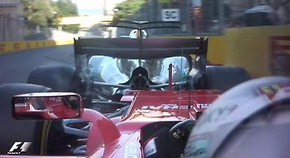 Απίστευτο σκηνικό στο γκραν πρι του Μπακού: Ο Φέτελ τράκαρε επίτηδες τον Χάμιλτον! (video)