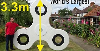 Αυτό είναι το μεγαλύτερο fidget spinner του κόσμου (Video)