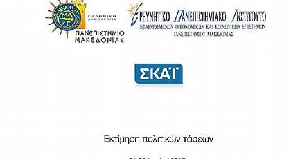 Δημοσκόπηση ΠΑΜΑΚ: Διευρύνεται η διαφορά ΝΔ - ΣΥΡΙΖΑ