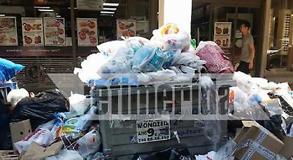 Απελπιστική η κατάσταση με τα σκουπίδια στην Κυψέλη -Σχηματίζουν βουνά, κάνουν πάρτι οι κατσαρίδες