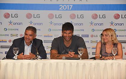 LG AegeanBall Festival: Τζάμπολ με μπάσκετ και συνέντευξη Τύπου!