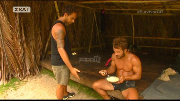 Survivor: «Κόκαλο» ο Μάριος με τον Ντάνο! - «Έχεις πρόβλημα ρε…»