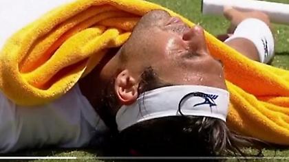 Κατέρρευσε από την ζέστη εν ώρα αγώνα ο Παγδατής! (video)