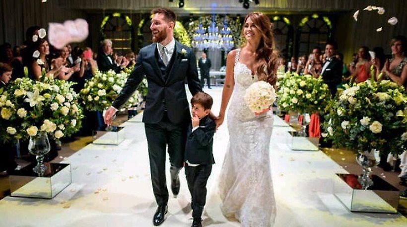 Ο λαμπερός γάμος του Λιονέλ Μέσι