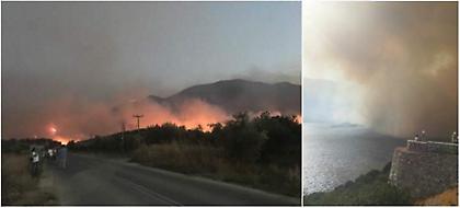 Αγωνία για τα πύρινα μέτωπα σε όλη τη χώρα - Καίγονται σπίτια στη Μάνη