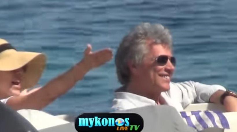 Bίντεο: Ο Jon Bon Jovi στην Ψαρρού