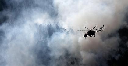 Σε εξέλιξη φωτιά σε δασική έκταση στο Κρυονέρι