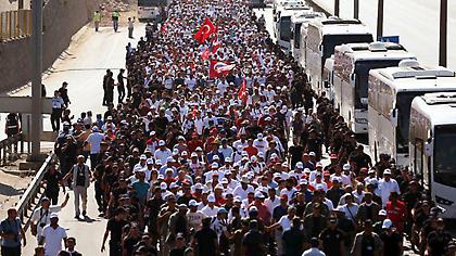 Εφθασε στην Κωνσταντινούπολη η «Πορεία για τη Δικαιοσύνη»