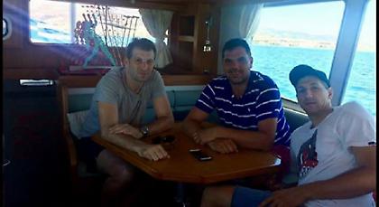 Έφτασαν Ίο οι Διαμαντίδης και Παπαλουκάς (pic)