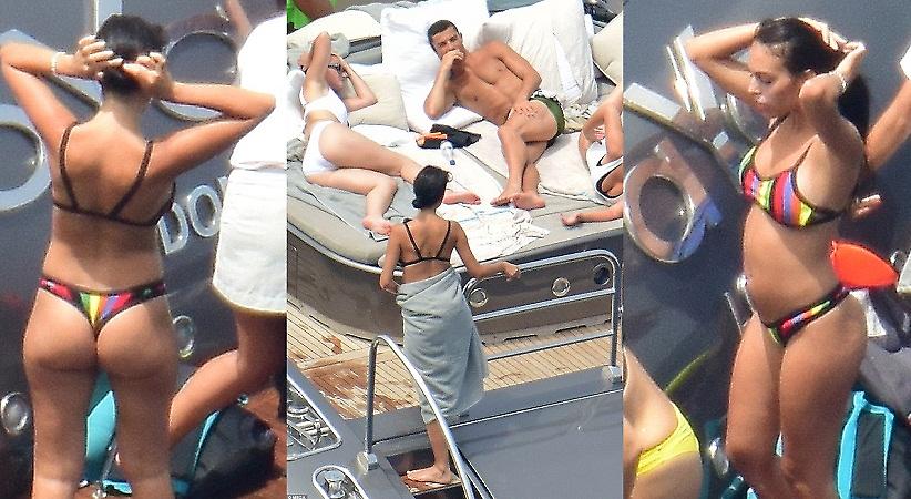 Φουσκωμένη, «καυτή» και με την… πεθερά το κορίτσι του Ρονάλντο (pics)