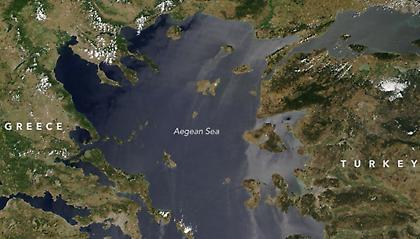Απίστευτες εικόνες: Η NASA κατέγραψε το φαινόμενο Sunglint στα νερά του Αιγαίου