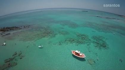 Το μαγευτικό Ελαφονήσι από ψηλά. Ενα βίντεο που κόβει την ανάσα