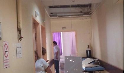 Κατέρρευσε τμήμα της οροφής του νοσοκομείου Χίου!