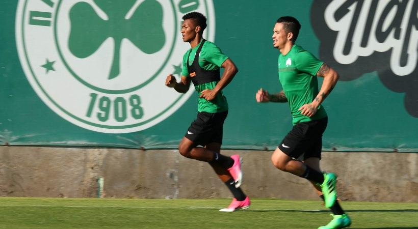 Η πρώτη προπόνηση των Λουτσιάνο-Καμπέσας στον Παναθηναϊκό (video/pics)