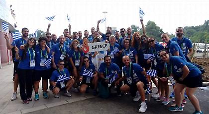 Η Ελλάδα στην εντυπωσιακή τελετή έναρξης των 23ων Θερινών Ολυμπιακών Αγώνων Κωφών (pics, video)