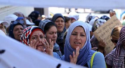 Διαμαρτυρία προσφύγων έξω από τη γερμανική πρεσβεία στην Αθήνα (pics)