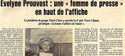 Απεβίωσε η Εβελίν Προυβόστ, ιδρύτρια του ομίλου Marie Claire