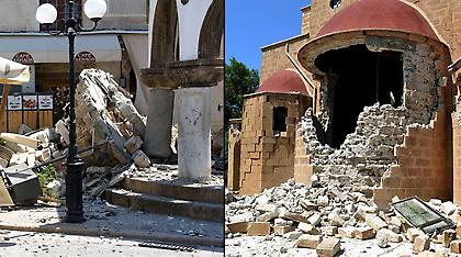 Η Κως μετρά τις πληγές της από τα 6,6 Ρίχτερ- Περισσότεροι από 200 μετασεισμοί πάνω από 3 Ρίχτερ