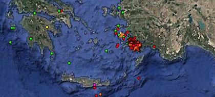 Συνεχίζεται ο... χορός των Ρίχτερ στην Κω -Νέος ισχυρός σεισμός 4,6 ρίχτερ
