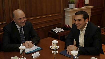 Διαδοχικές συναντήσεις Μοσκοβισί με Παυλόπουλο, Τσίπρα, Μητσοτάκη