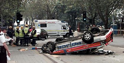 Απίστευτο βίντεο: Τροχαία ατυχήματα με περιπολικά