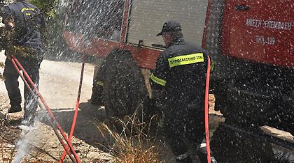 Συναγερμός για φωτιά στη Σούδα Χανίων