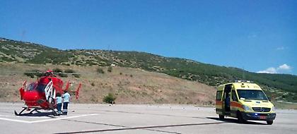 Δύο αεροδιακομιδές από το ΕΚΑΒ -Ενα 3χρονο αγόρι και μία 21χρονη