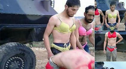 Απίστευτες εικόνες: Τούρκοι στρατιώτες ξεφτιλίζουν με γυναικεία εσώρουχα Σύρους πρόσφυγες