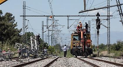 Προχωρά η αποκατάσταση της σιδηροδρομικής γραμμής Αθήνας - Θεσσαλονίκης