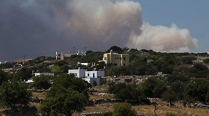 Αναζωπυρώθηκε η φωτιά στα Κύθηρα - Εκκένωση του οικισμού Αραίοι