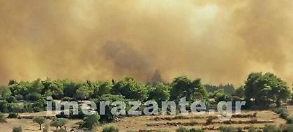 «Υψηλού κινδύνου» η Ζάκυνθος λόγω των πυρκαγιών -Στέλνουν drone για 24ωρη επιτήρηση (pics)