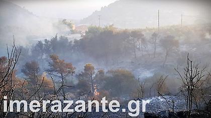 Πύρινη κόλαση για 4η ημέρα στη Ζάκυνθο- φωτιά και στην Κεφαλονιά