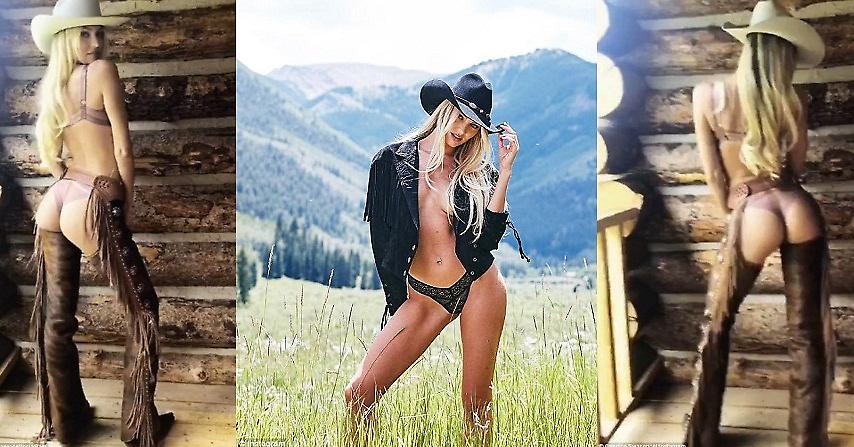 «Καυτό» cow-girl η Κάντις (pics/video)