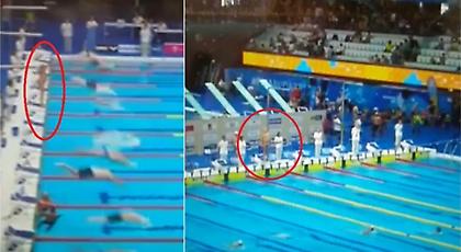 Ισπανός κολυμβητής αρνήθηκε να αγωνιστεί, κρατώντας μόνος του ενός λεπτού σιγή για τη Βαρκελώνη!