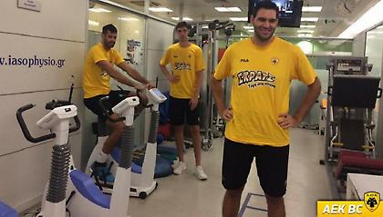 Εργομετρικά στην ΑΕΚ (pics)