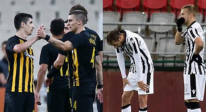 Η ΑΕΚ που εκτοξεύεται και ο ΠΑΟΚ που ψάχνει κατεύθυνση