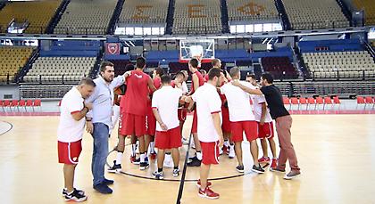 Οι διεθνείς του Ολυμπιακού στο ΣΕΦ (pics)