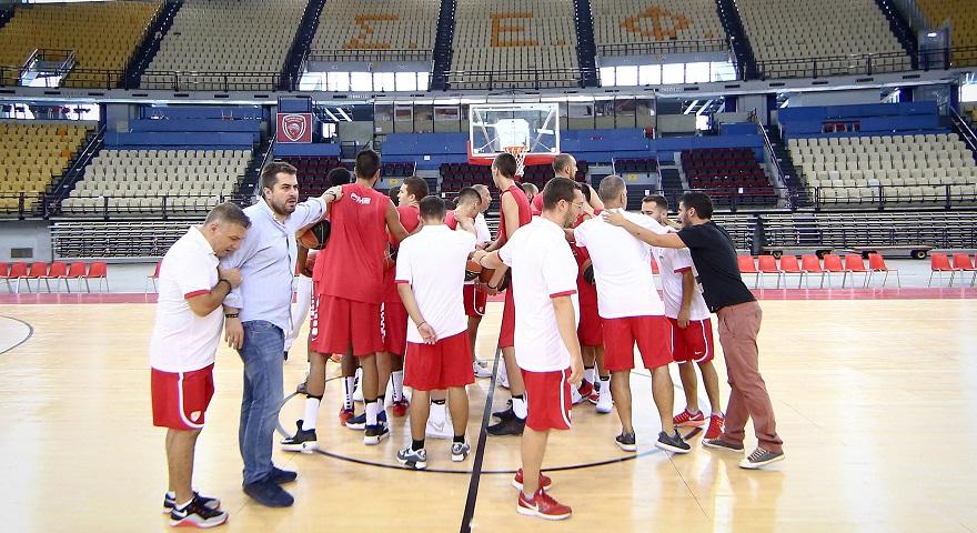 Οι διεθνείς του Ολυμπιακού στο ΣΕΦ (pics)