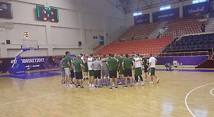 Υπό το βλέμμα του θρύλου Σαμπόνις η προπόνηση της Λιθουανίας (video)