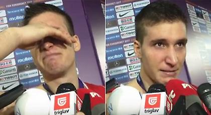 «Ξέσπασε» σε κλάματα ο Μπογκντάνοβιτς στη μικτή ζώνη (video)