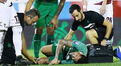 Αποχώρησε βουρκωμένος με τραυματισμό ο Λουτσιάνο, αγωνία στον Παναθηναϊκό (pics)