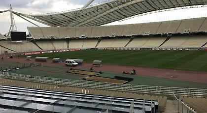 «Ντύνεται» ευρωπαϊκά ενόψει Αούστρια το ΟΑΚΑ (pics)