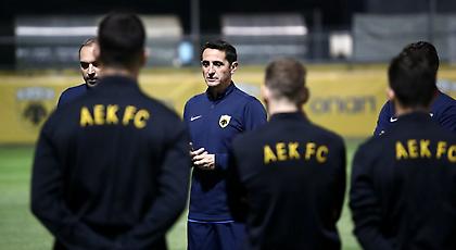 Η τελευταία προπόνηση της ΑΕΚ ενόψει Αούστρια (pics)