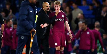 Εκθείασε Ντε Μπρόινε ο Γκουαρντιόλα