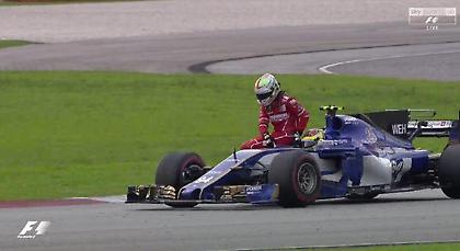 Απίστευτο: Συγκρούστηκαν μετά τον τερματισμό Φέτελ-Στρολ (pics/videos)