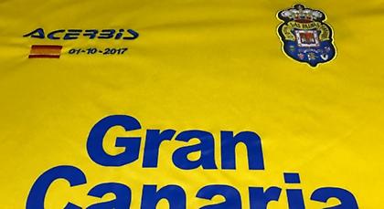 Η Λας Πάλμας θα παίξει κόντρα στην Μπαρτσελόνα με την ισπανική σημαία στην εμφάνιση της (pic)