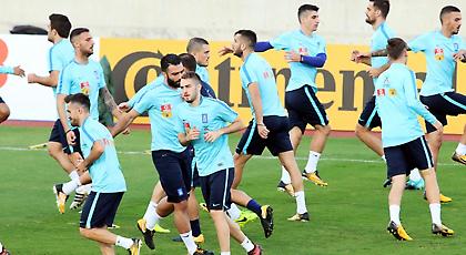 Η προπόνηση της Εθνικής στο ΓΣΠ (pics/video)