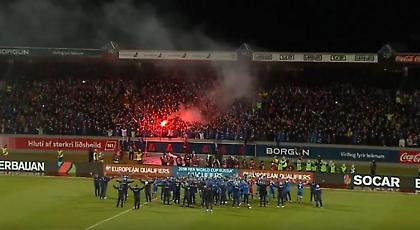 Ο φοβερός πανηγυρισμός των Ισλανδών για το νέο τους έπος (video)